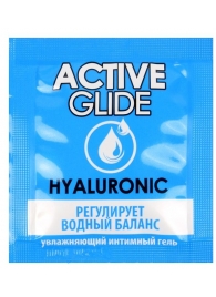 Лубрикант на водной основе Active Glide с гиалуроновой кислотой - 3 гр. - Биоритм - купить с доставкой в Сыктывкаре