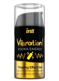 Жидкий интимный гель с эффектом вибрации Vibration! Vodka Energy - 15 мл. - INTT - купить с доставкой в Сыктывкаре