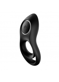 Черное эрекционное виброкольцо Legendary Duo - Satisfyer - в Сыктывкаре купить с доставкой
