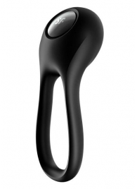 Черное эрекционное виброкольцо Majestic Duo - Satisfyer - в Сыктывкаре купить с доставкой