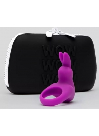 Фиолетовое эрекционное виброкольцо Happy Rabbit Cock Ring Kit - Happy Rabbit - в Сыктывкаре купить с доставкой