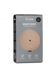 Пеньковая веревка для связывания Hemp Rope - 5 м. - Easy toys - купить с доставкой в Сыктывкаре