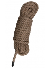 Пеньковая веревка для связывания Hemp Rope - 5 м. - Easy toys - купить с доставкой в Сыктывкаре