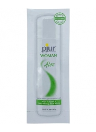 Лубрикант на водной основе pjur WOMAN Aloe - 2 мл. - Pjur - купить с доставкой в Сыктывкаре