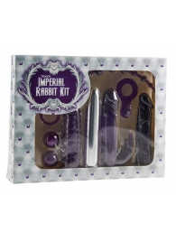 Набор фиолетовых стимуляторов Imperial Rabbit Kit - Toy Joy - купить с доставкой в Сыктывкаре