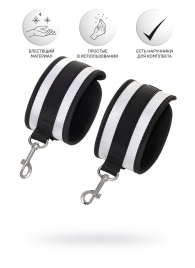 Серебристо-черные оковы Anonymo - ToyFa - купить с доставкой в Сыктывкаре Серебристо-черные оковы Anonymo - ToyFa - купить с доставкой в Сыктывкаре