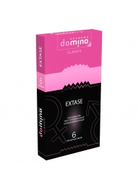 Презервативы с точками и рёбрышками DOMINO Classic Extase - 6 шт. - Domino - купить с доставкой в Сыктывкаре