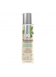 Массажное масло с ароматом перечной мяты и эвкалипта JO Naturals Peppermint   Eucalyptus - 120 мл. - System JO - купить с доставкой в Сыктывкаре