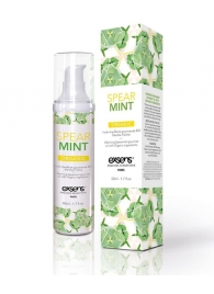 Разогревающее массажное масло Gourmet Spearmint Organic с органическими ингредиентами - 50 мл. - Exsens - купить с доставкой в Сыктывкаре