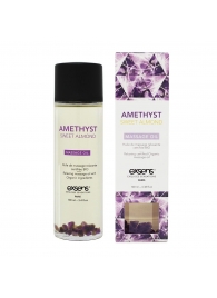 Органическое массажное масло AMETHYST SWEET ALMOND - 100 мл. - Exsens - купить с доставкой в Сыктывкаре