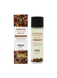 Органическое массажное масло TIGER EYE MACADAMIA - 100 мл. - Exsens - купить с доставкой в Сыктывкаре
