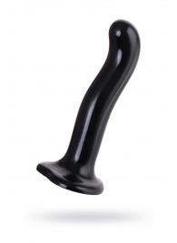 Черный стимулятор для пар P G-Spot Dildo Size M - 18 см. - Strap-on-me - в Сыктывкаре купить с доставкой