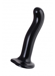 Черный стимулятор для пар P G-Spot Dildo Size M - 18 см. - Strap-on-me - в Сыктывкаре купить с доставкой