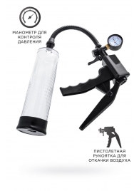 Прозрачная механическая помпа для пениса Viggo - Sexus - в Сыктывкаре купить с доставкой