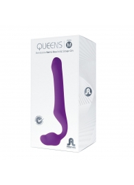 Лиловый безремневой страпон Queens M - Adrien Lastic - купить с доставкой в Сыктывкаре