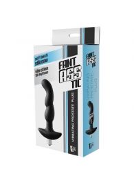 Черная вибропробка для простаты FantASStic Vibrating Prostate Plug - 14,5 см. - Dream Toys - в Сыктывкаре купить с доставкой