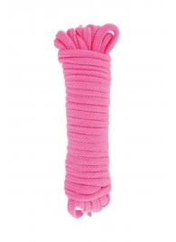 Розовая веревка для связывания Sweet Caress Rope - 10 метров - Sweet Caress - купить с доставкой в Сыктывкаре