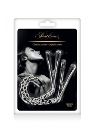 Регулируемые зажимы для сосков Sweet Caress Nipple Chain - Sweet Caress - купить с доставкой в Сыктывкаре