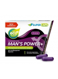 Возбуждающее средство для мужчин Mans Power plus - 10 капсул (0,35 гр.) +1 в подарок - SuperCaps - купить с доставкой в Сыктывкаре