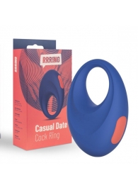 Синее эрекционное кольцо RRRING Casual Date Cock Ring - FeelzToys - в Сыктывкаре купить с доставкой