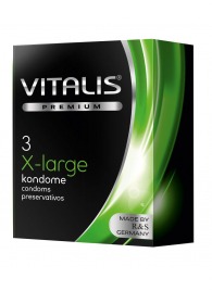Презервативы увеличенного размера VITALIS PREMIUM x-large - 3 шт. - Vitalis - купить с доставкой в Сыктывкаре