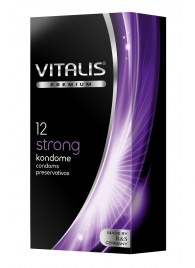 Презервативы с утолщённой стенкой VITALIS PREMIUM strong - 12 шт. - Vitalis - купить с доставкой в Сыктывкаре