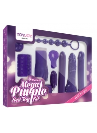 Эротический набор Toy Joy Mega Purple - Toy Joy - купить с доставкой в Сыктывкаре