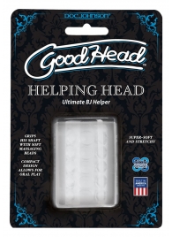 Прозрачный мастурбатор HELPING HEAD - Doc Johnson - в Сыктывкаре купить с доставкой