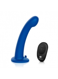 Синяя насадка Remote Control P-Spot G-Spot с черными трусиками - 20 см. - Pegasus - купить с доставкой в Сыктывкаре