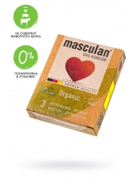 Экологически чистые презервативы Masculan Organic - 3 шт. - Masculan - купить с доставкой в Сыктывкаре