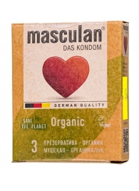 Экологически чистые презервативы Masculan Organic - 3 шт. - Masculan - купить с доставкой в Сыктывкаре