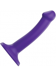 Фиолетовый фаллоимитатор-насадка Strap-On-Me Dildo Dual Density size S - 17 см. - Strap-on-me - купить с доставкой в Сыктывкаре
