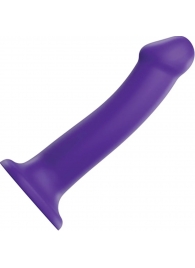 Фиолетовый фаллоимитатор-насадка Strap-On-Me Dildo Dual Density size L - 19 см. - Strap-on-me - купить с доставкой в Сыктывкаре