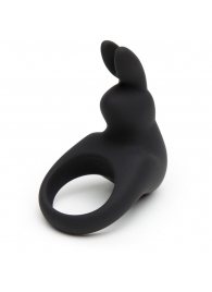 Черное эрекционное виброкольцо Happy Rabbit Rechargeable Rabbit Cock Ring - Happy Rabbit - в Сыктывкаре купить с доставкой