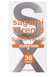 Ультратонкие презервативы Sagami Xtreme Superthin - 36 шт. - Sagami - купить с доставкой в Сыктывкаре