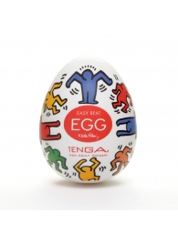 Мастурбатор-яйцо Keith Haring EGG DANCE - Tenga - в Сыктывкаре купить с доставкой