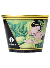 Массажная свеча Exotic Green Tea с ароматом зелёного чая - 170 мл. - Shunga - купить с доставкой в Сыктывкаре