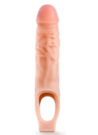 Телесная насадка на пенис 9 Inch Cock Sheath Extender - 22,2 см. - Blush Novelties - в Сыктывкаре купить с доставкой