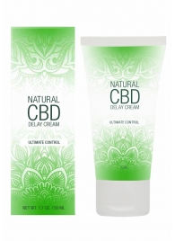 Крем-пролонгатор Natural CBD Delay Cream - 50 мл. - Shots Media BV - купить с доставкой в Сыктывкаре