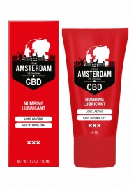 Пролонгирующий лубрикант Numbing CBD from Amsterdam - 50 мл. - Shots Media BV - купить с доставкой в Сыктывкаре