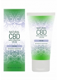 Крем для мастурбации для мужчин Natural CBD Masturbation Cream For Him - 50 мл. - Shots Media BV - купить с доставкой в Сыктывкаре