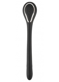 Черный гибкий уретральный стимулятор с вибрацией Vibrating Bendable Dilator - 13,5 см. - Orion - купить с доставкой в Сыктывкаре