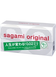 Ультратонкие презервативы Sagami Original 0.02 - 10 шт. - Sagami - купить с доставкой в Сыктывкаре