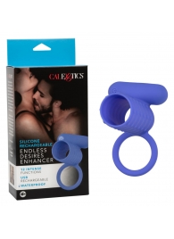 Синее эрекционное виброкольцо Silicone Rechargeable Endless Desires Enhancer - California Exotic Novelties - в Сыктывкаре купить с доставкой