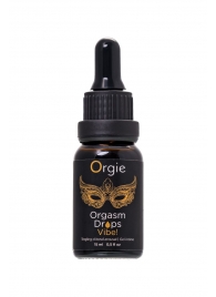 Возбуждающий гель для клитора ORGIE Orgasm Drops Vibe - 15 мл. - ORGIE - купить с доставкой в Сыктывкаре