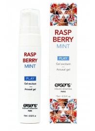 Возбуждающий гель Raspberry Mint с ароматом малины и мяты - 15 мл. - Exsens - купить с доставкой в Сыктывкаре