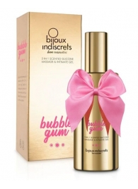 Гель с ароматом жвачки Bubblegum 2-in-1 Scented Silicone Massage And Intimate Gel - 100 мл. - Bijoux Indiscrets - купить с доставкой в Сыктывкаре