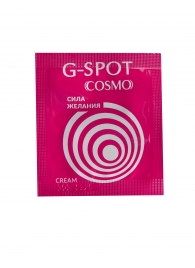 Стимулирующий интимный крем для женщин Cosmo G-spot - 2 гр. - Биоритм - купить с доставкой в Сыктывкаре