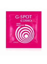 Стимулирующий интимный крем для женщин Cosmo G-spot - 2 гр. - Биоритм - купить с доставкой в Сыктывкаре