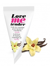 Съедобное согревающее массажное масло Love Me Tender Vanilla с ароматом ванили - 10 мл. - Love to Love - купить с доставкой в Сыктывкаре